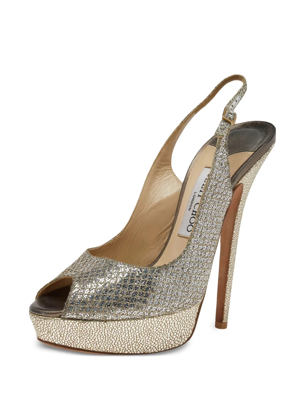 Jimmy Choo Pre-Owned metallic sandals | Image 2