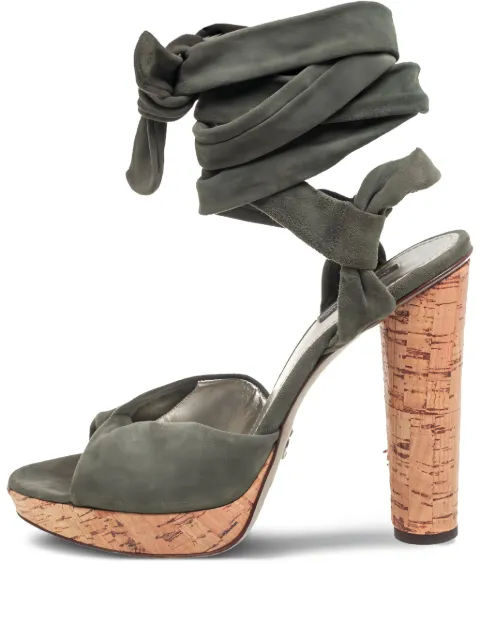 Dolce & Gabbana Pre-Owned 125mm suede sandals