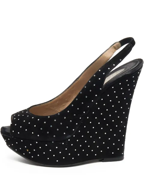 Le Silla pre-owned 140mm crystal-embellished sandals