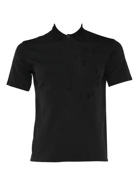 Emporio Armani Pre-Owned logo-embroidered polo shirt
