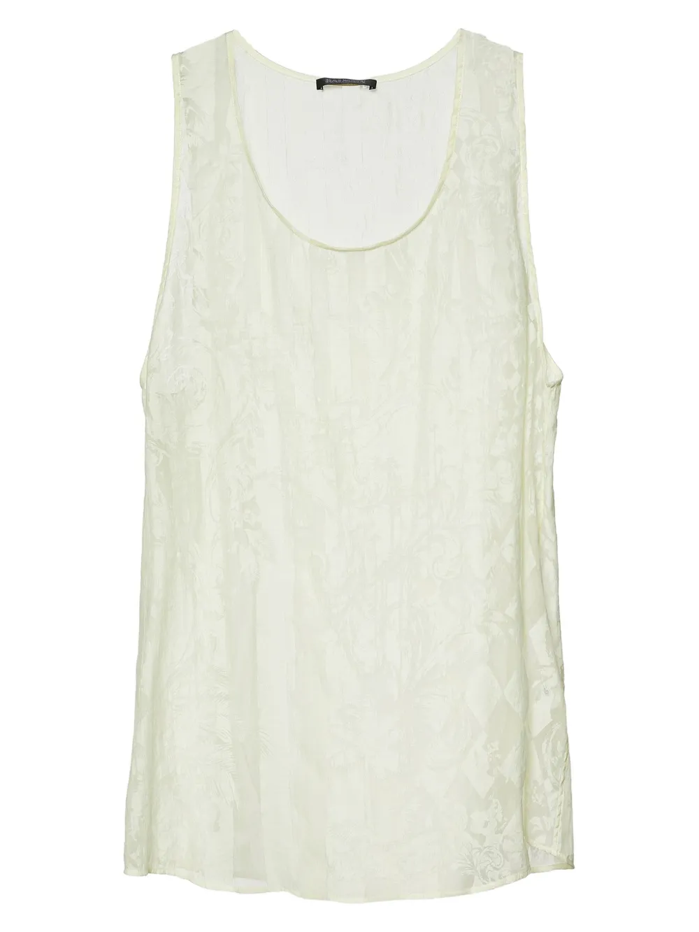 Balmain Pre-Owned jersey tank top | Yellow | Image 1