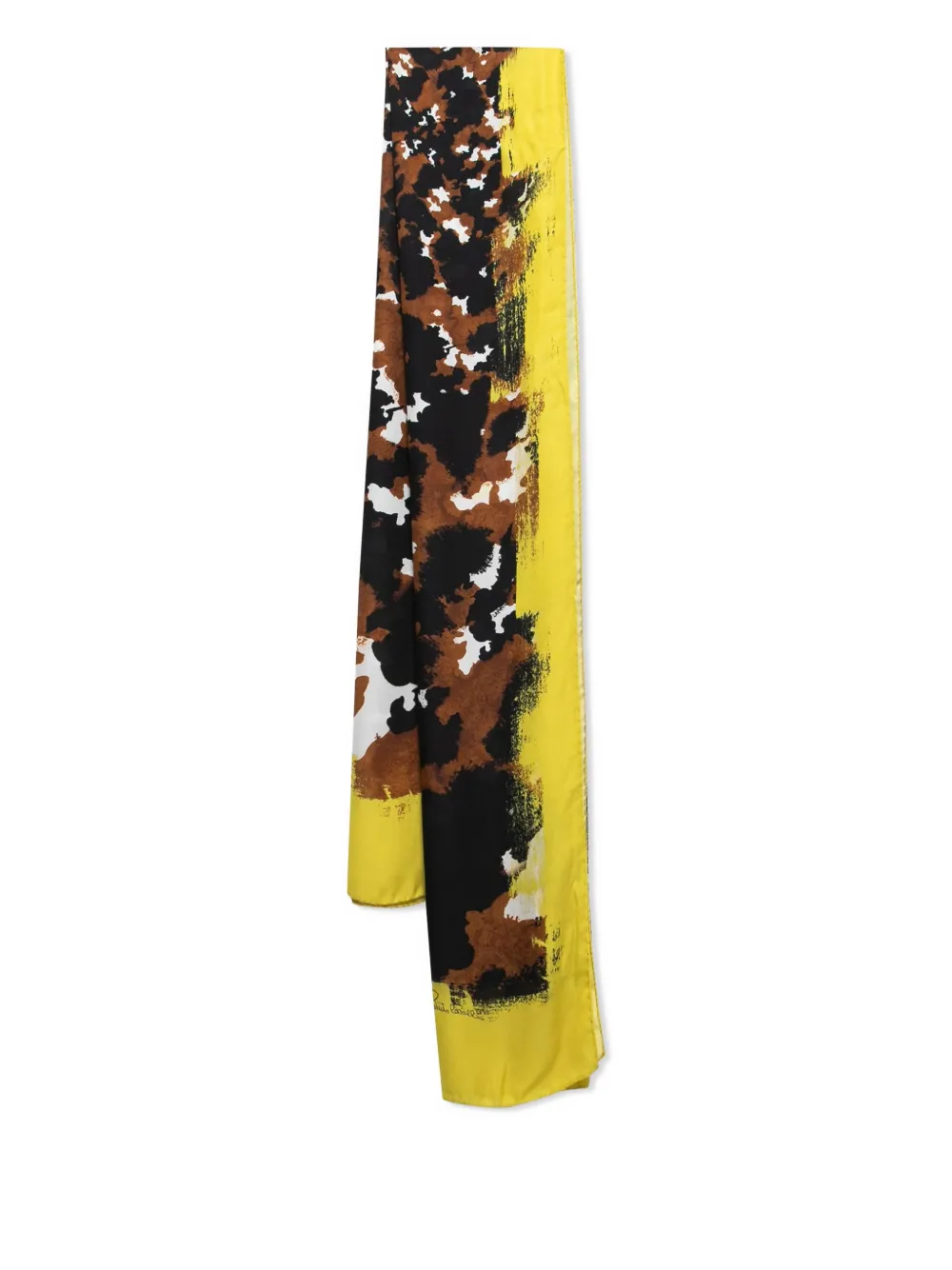 pre-owned abstract-print scarf