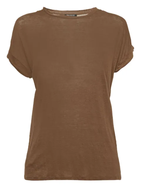 Balmain Pre-Owned linen T-shirt