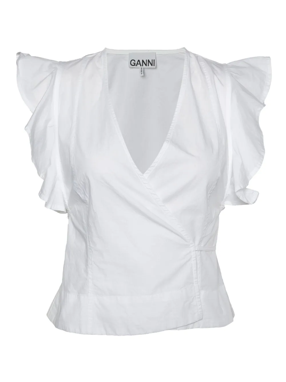 GANNI pre-owned organic cotton blouse | blanco | Image 1
