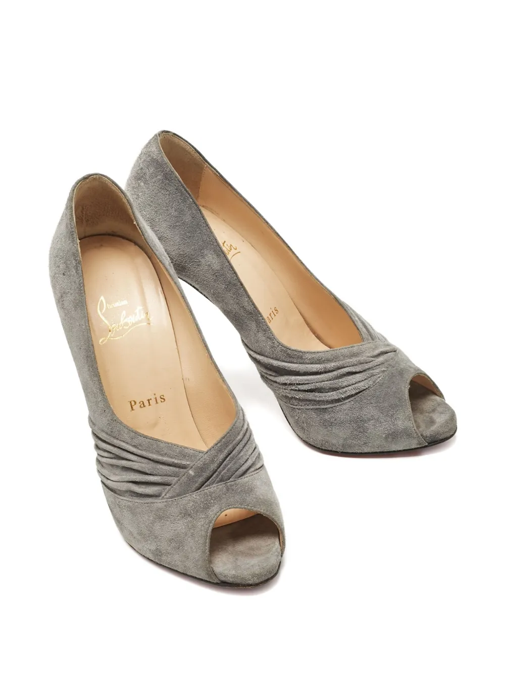 Christian Louboutin Pre-Owned スエード パンプス | グレー | FARFETCH JP