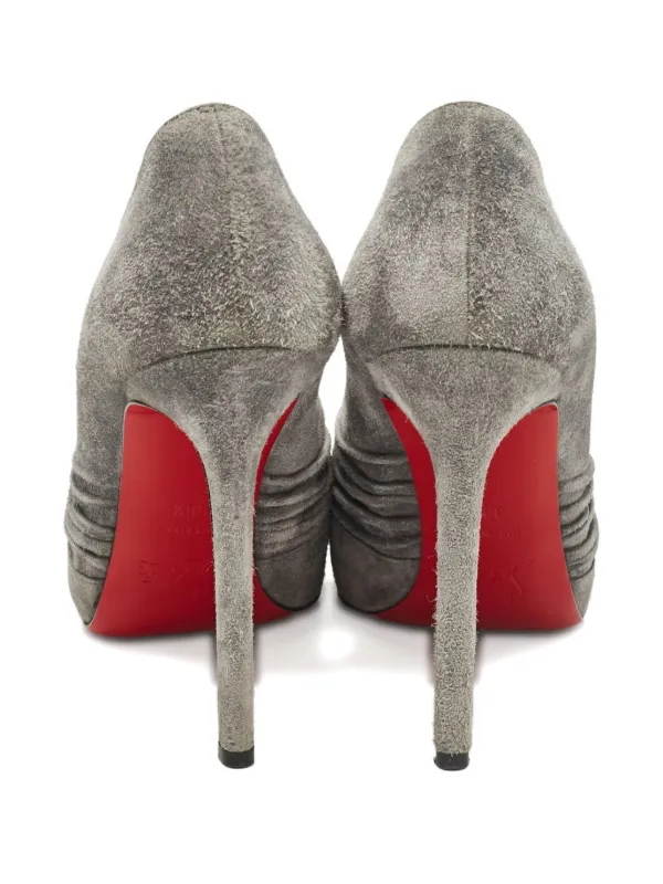 Christian Louboutin Pre-Owned スエード パンプス | グレー | FARFETCH JP
