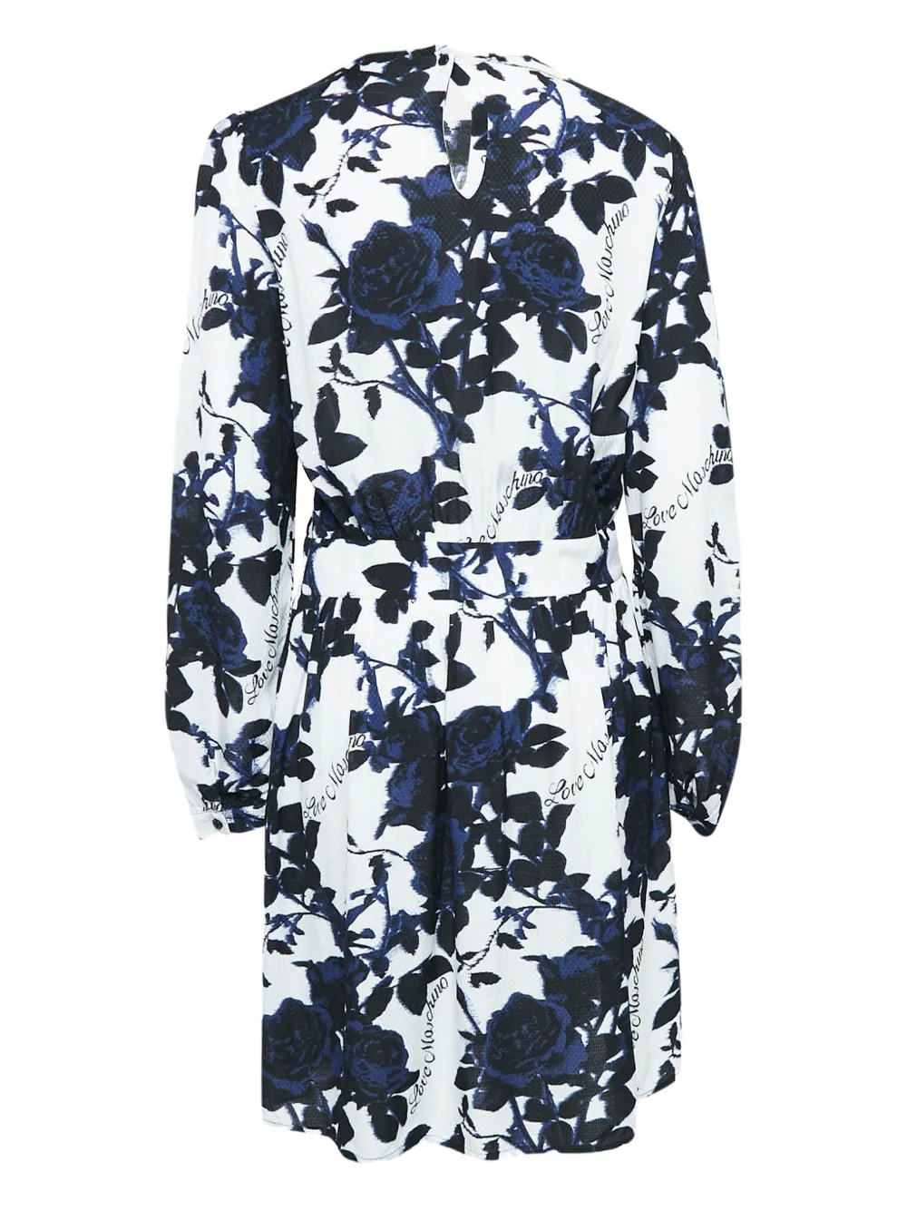 Moschino Pre-Owned Jurk met bloemenprint - Wit