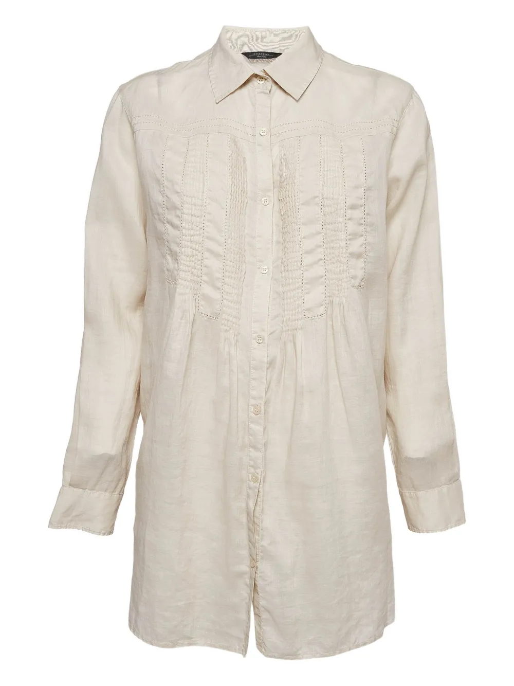 Weekend Max Mara Bluse mit Falten - Nude