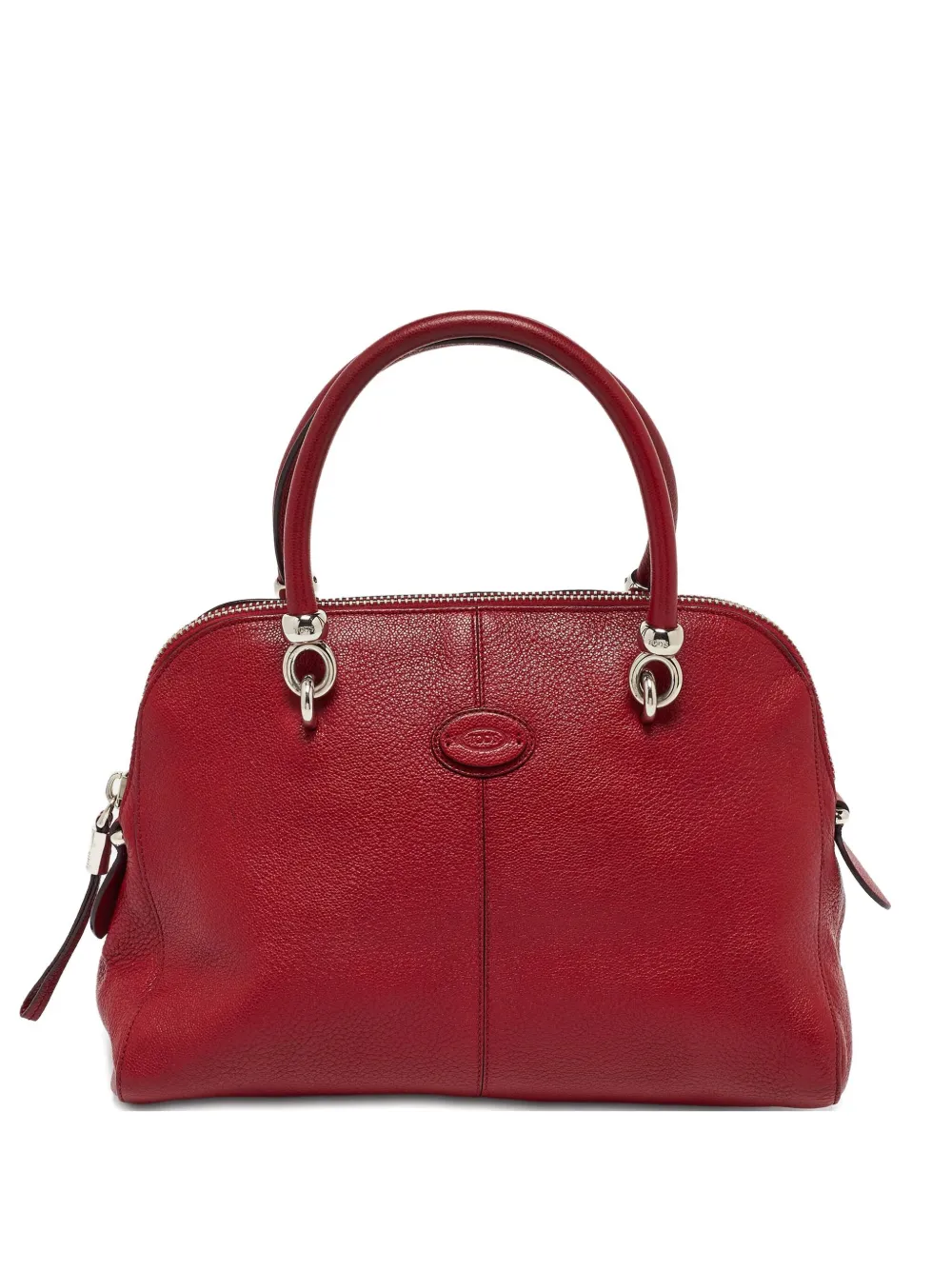 Tod's Vintage leather double handle bag | Red | Image 1