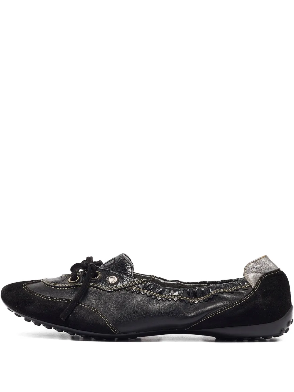 Tod's Vintage 2023 リボン フラットシューズ - ブラック Tod's Vintage 2023 リボン フラットシューズ - ブラック