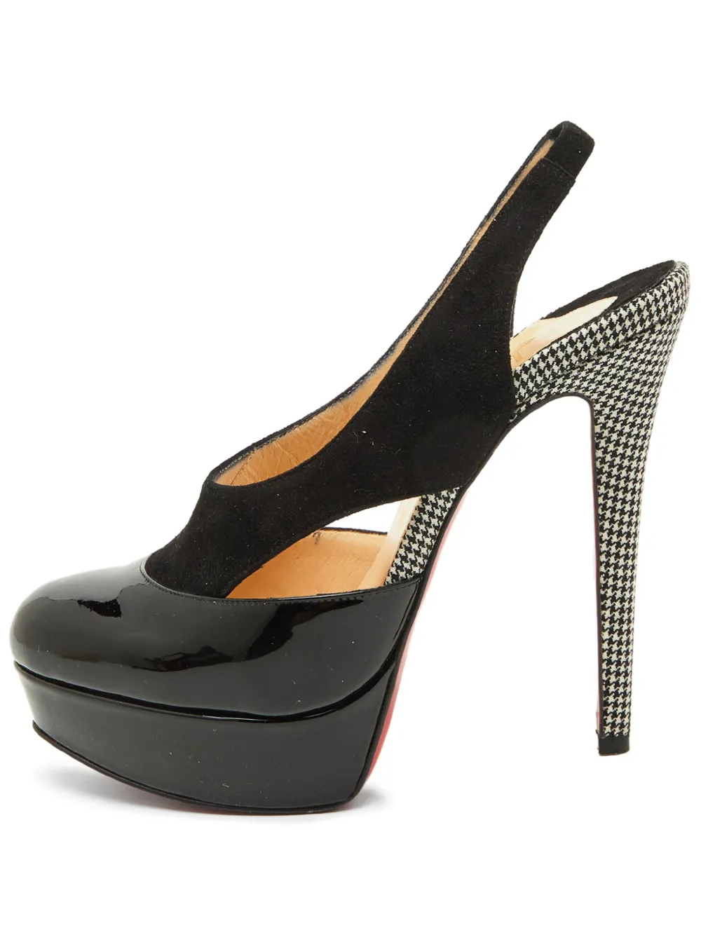 Christian Louboutin Pre-Owned 125mm platform heeled pumps - ブラック Christian Louboutin Pre-Owned 125mm platform heeled pumps - ブラック