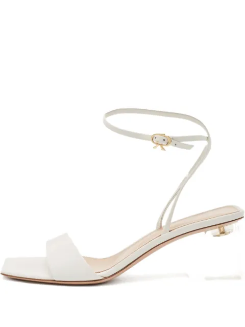 Gianvito Rossi square-toe heeled sandals