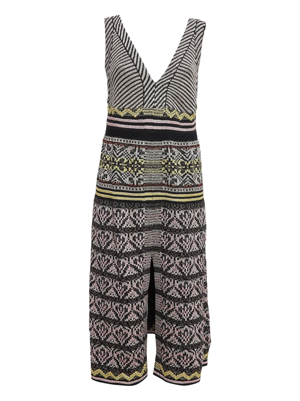 Missoni Pre-Owned Abito con motivo jacquard 2023 - Nero