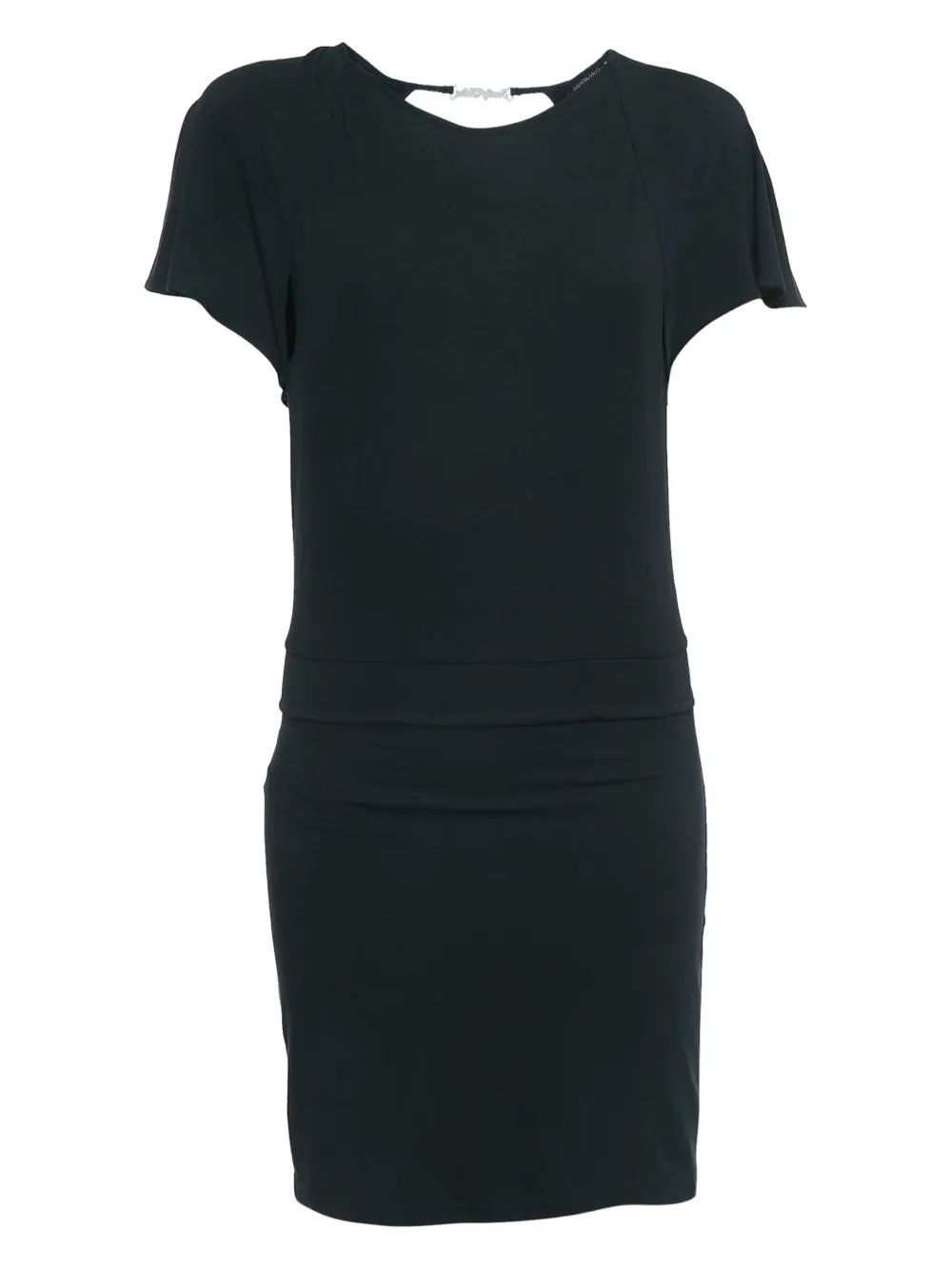 pre-owned ruffled-sleeve dress