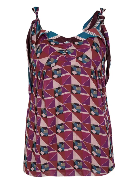 Marc Jacobs Vintage 2023 geometric-print top