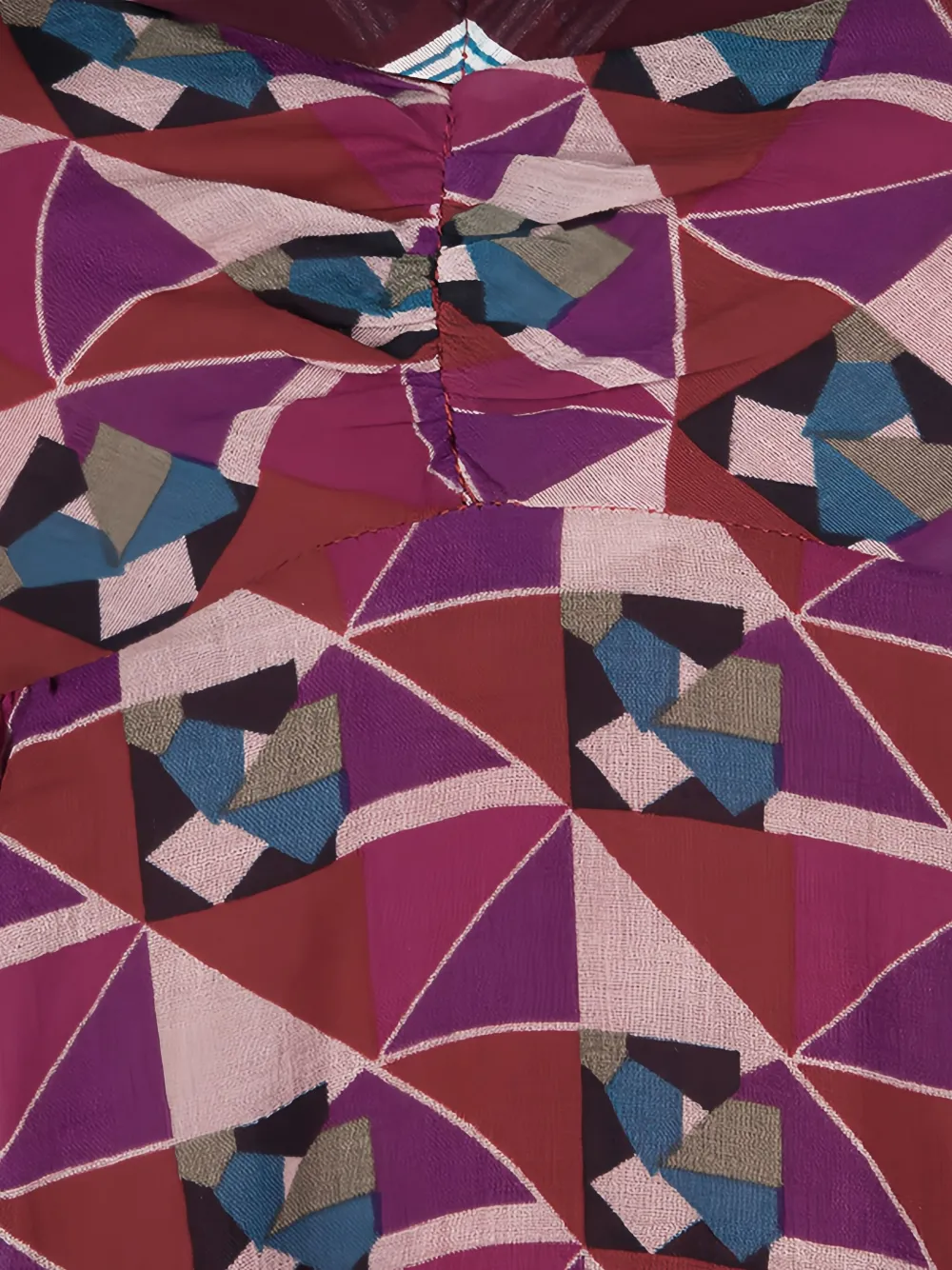 MARC JACOBS VINTAGE Pre-owned 2023 Geometric-print Top In Purple