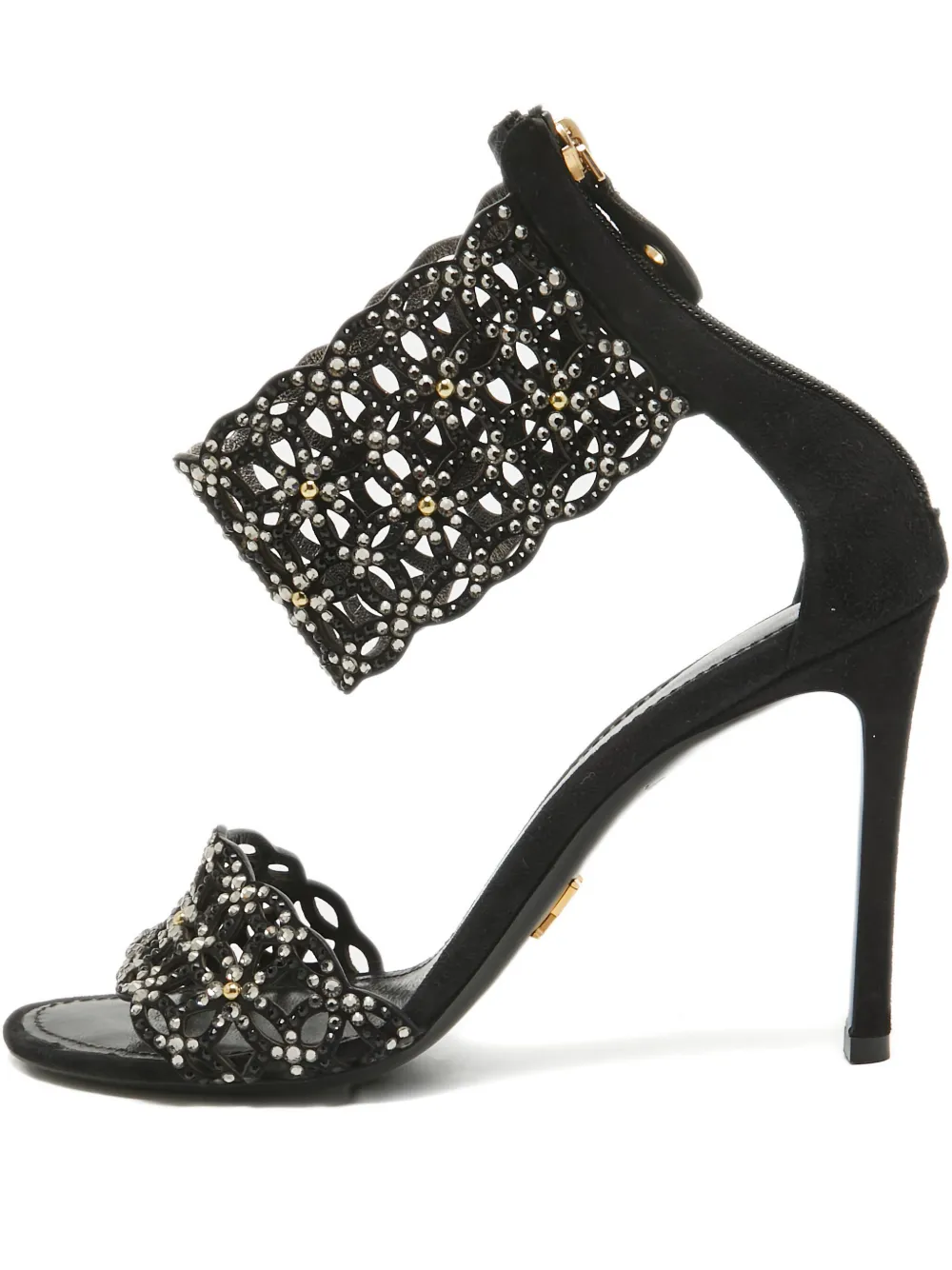 Louis Vuitton Pre-Owned crystal-embellished sandals - ブラック Louis Vuitton Pre-Owned crystal-embellished sandals - ブラック