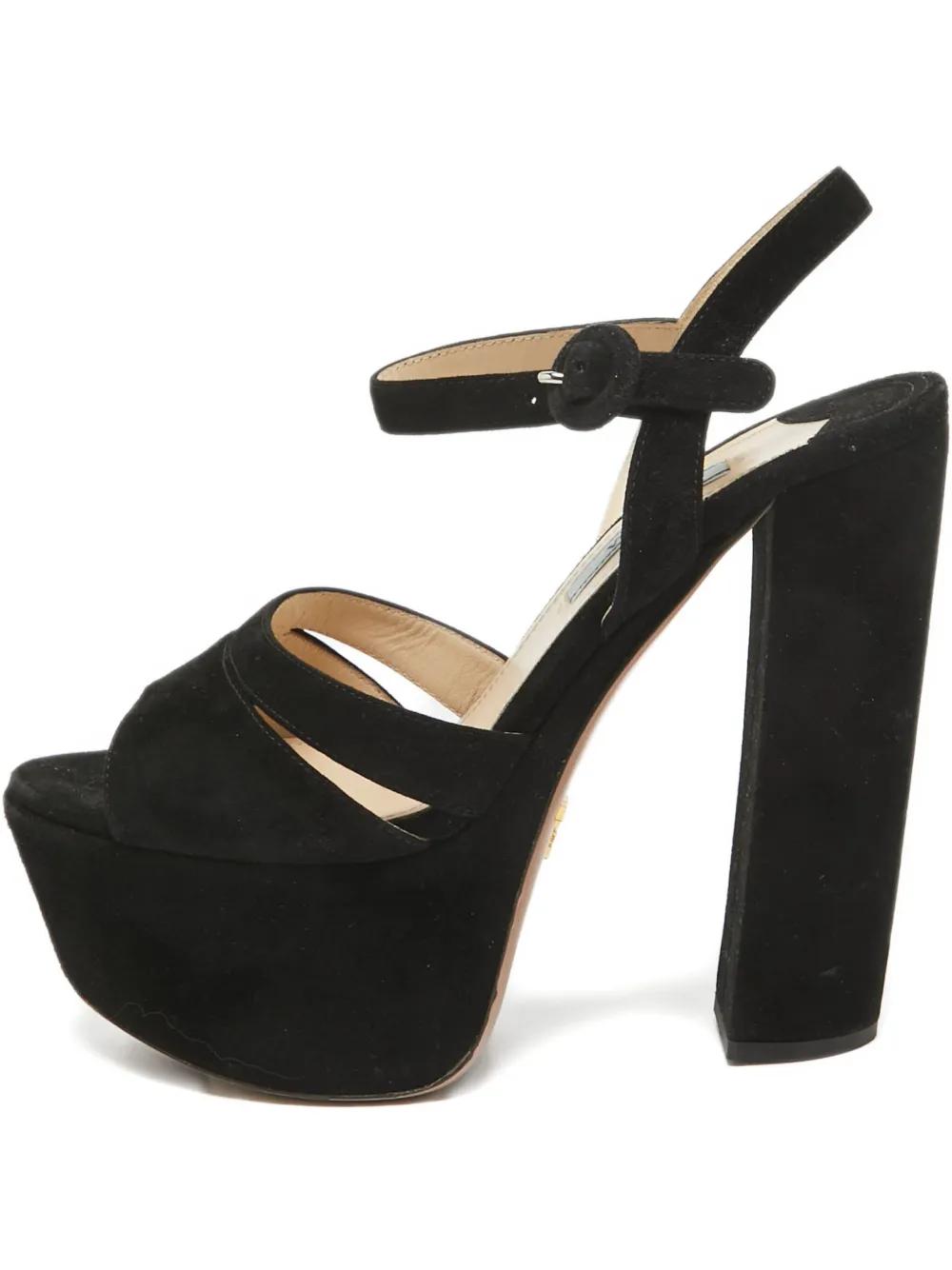 platform suede sandals