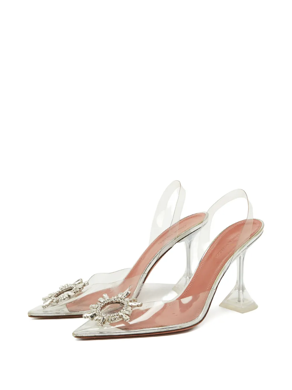 Amina Muaddi embellished pointed-toe mules | Image 2