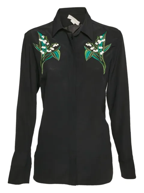 Stella McCartney Pre-Owned floral-embroidered shirt