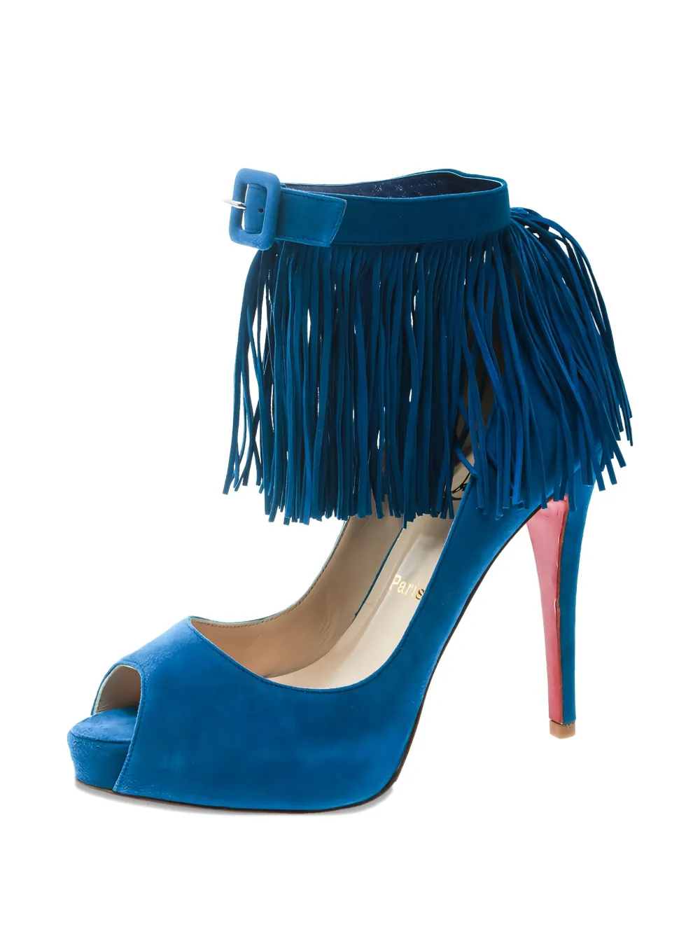 Christian Louboutin Pre-Owned 120 mm Tina pumps - Blauw
