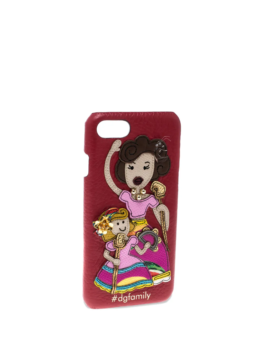 Pre-owned Dolce & Gabbana Family Leather Iphone 6 Phone Case
