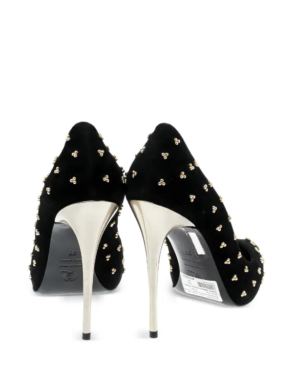 Alexander McQueen Pre-Owned 2023 120mm Studded Pumps Black