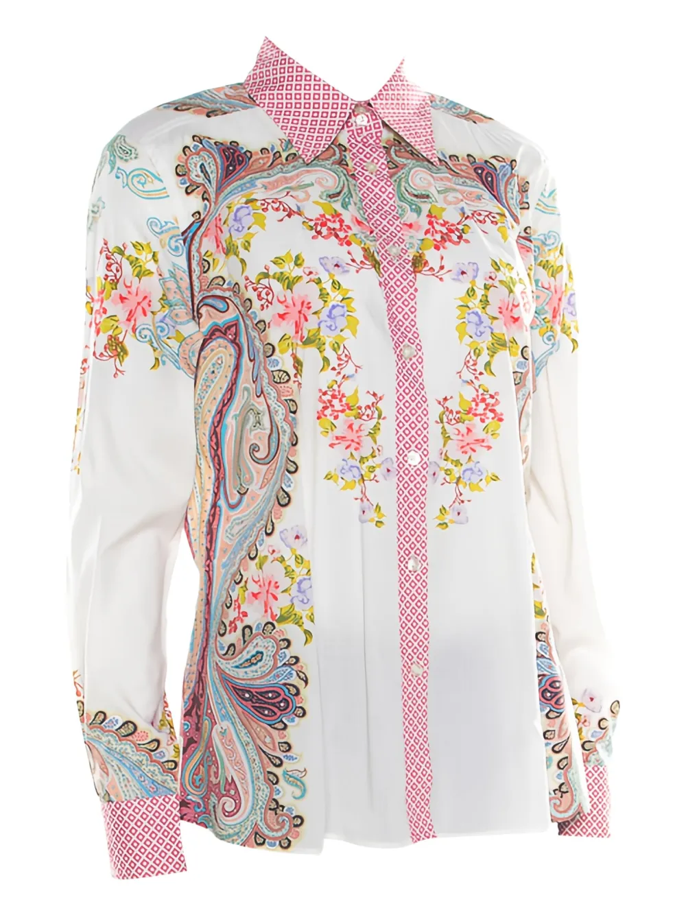 Etro Pre-Owned floral paisley shirt | Image 2