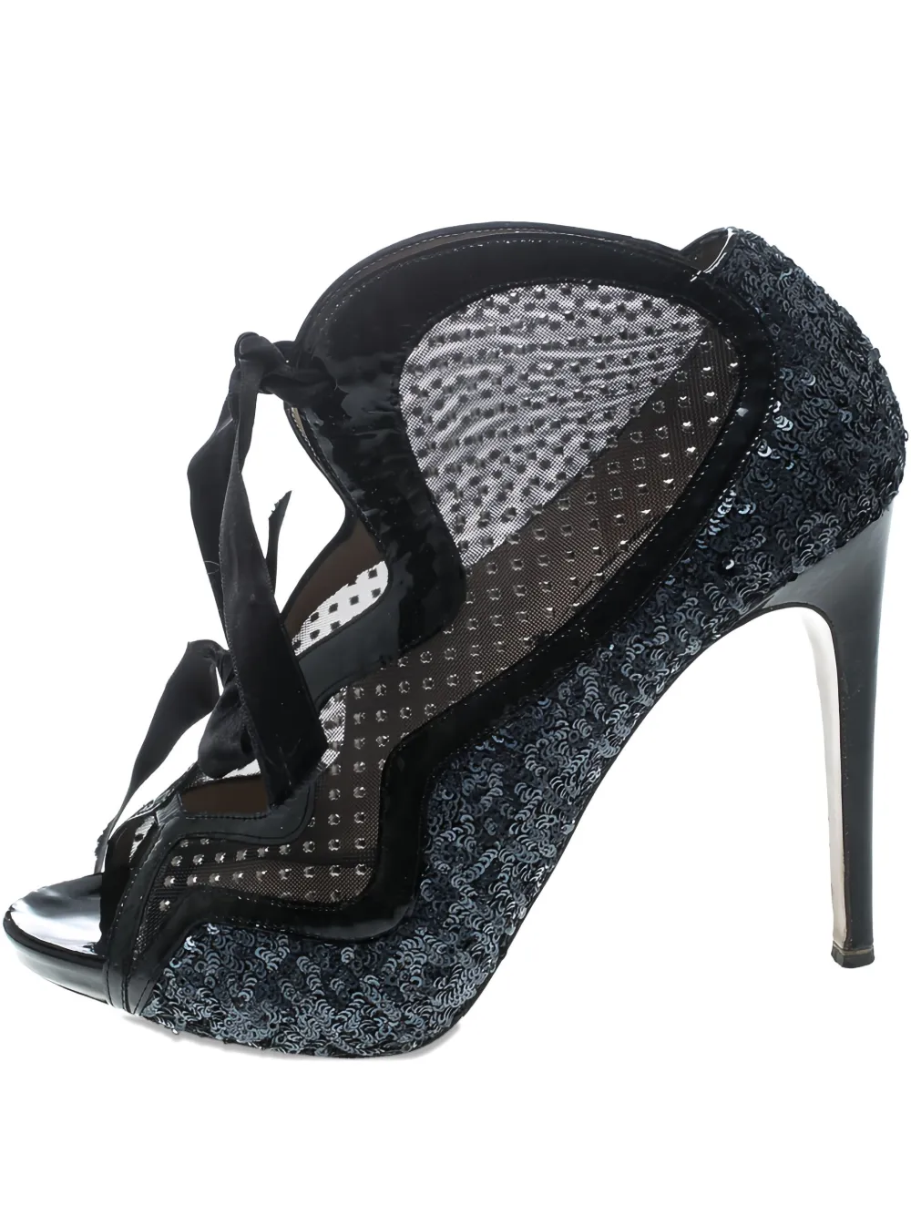 Pre-owned Nicholas Kirkwood Mesh Booties