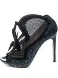 Nicholas Kirkwood mesh booties - Black