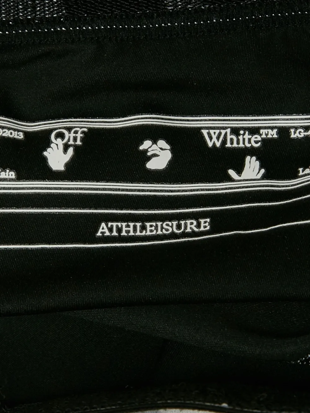 Pre-owned Off-white Floral-print Leggings In Gray