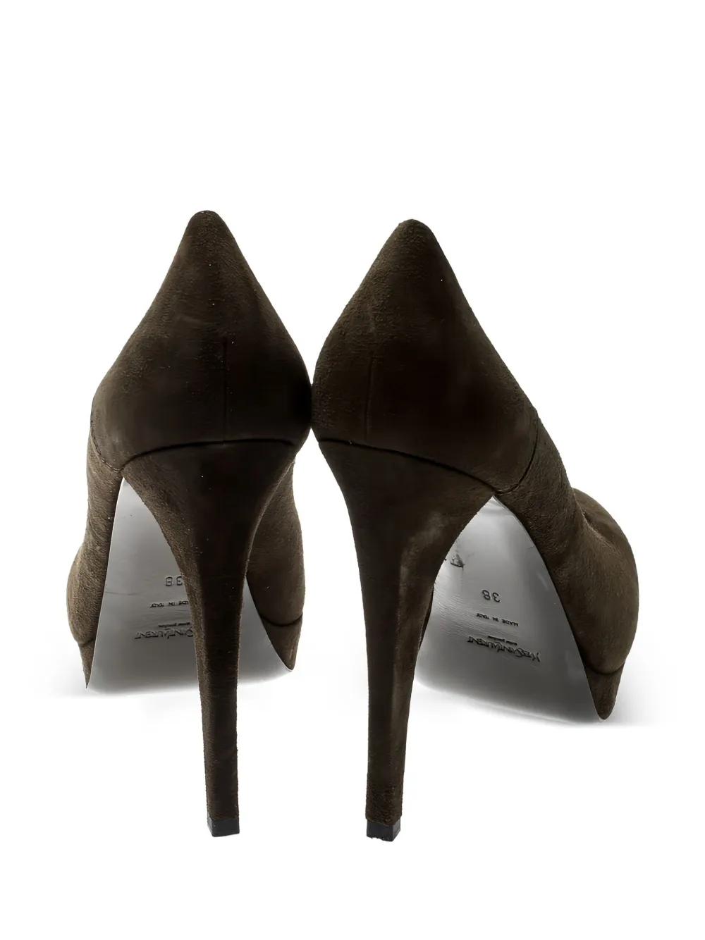 Saint Laurent Pre-Owned 2024 125 mm Paris pumps - Groen