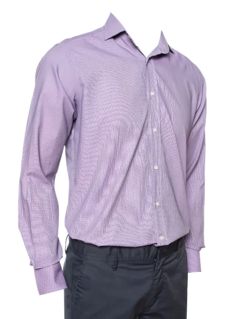 Etro Pre-Owned Hemd mit Hahnentrittmuster