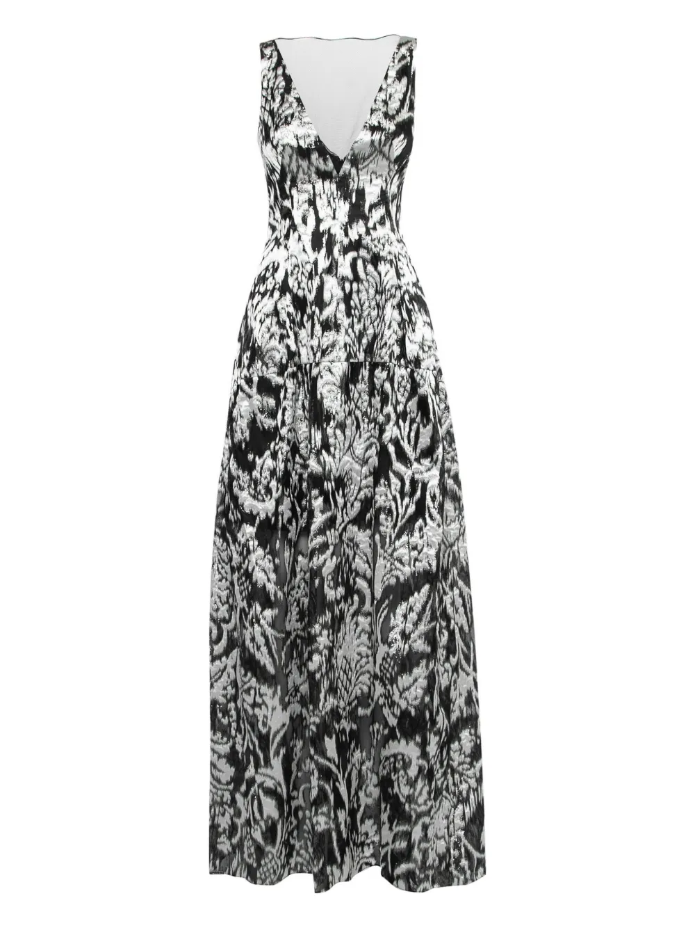 Lela Rose v-neck dress | Black | Image 1
