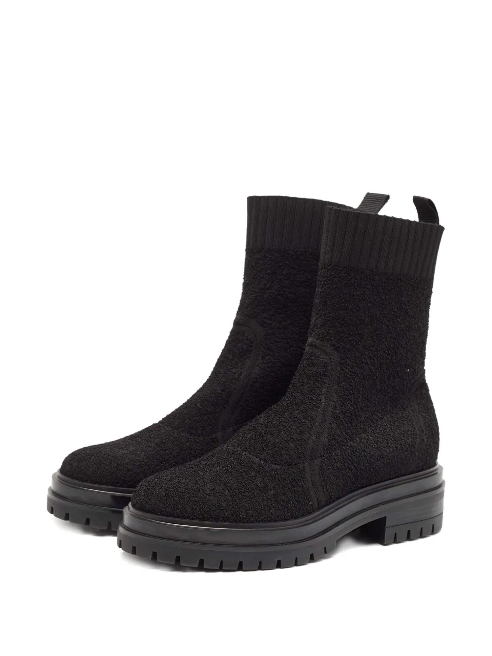 Gianvito Rossi pre-owned knitted ankle boots | Image 2