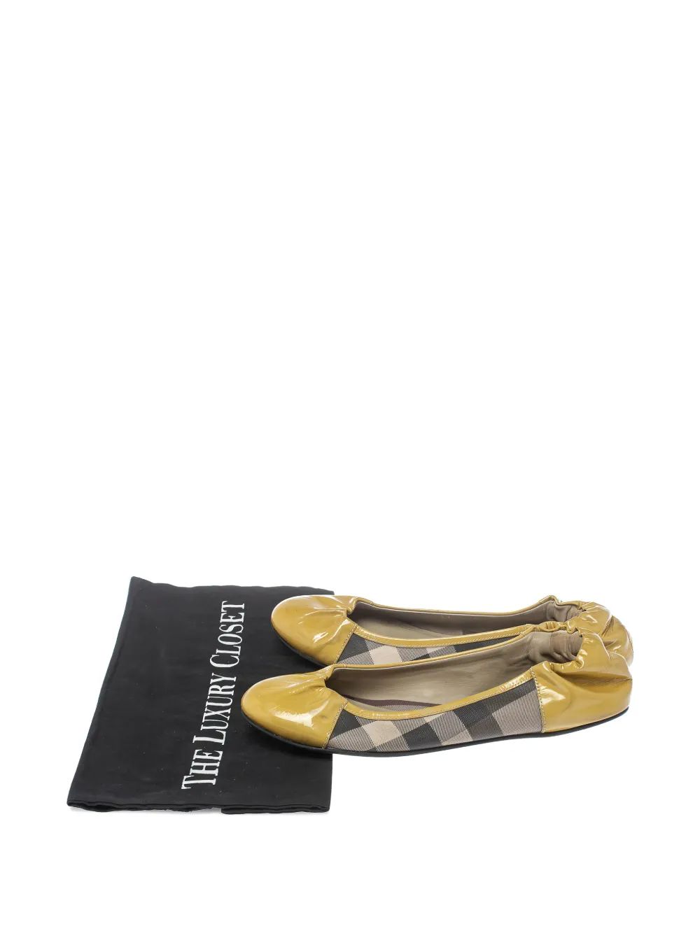 Burberry Pre-Owned Nova Check ballerina's - Beige