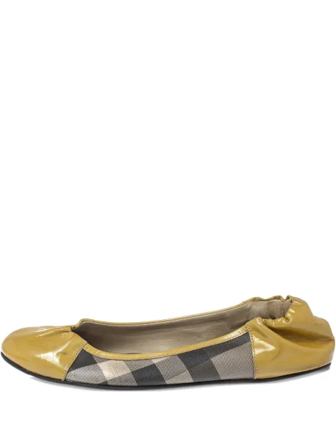 Burberry Pre-Owned Nova Check ballet flats