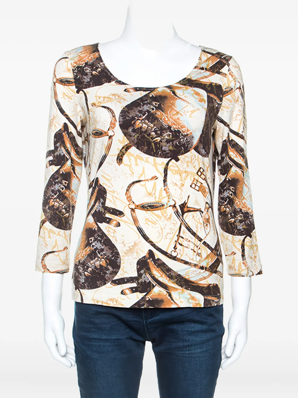 Pre-owned Escada Abstract-pattern Blouse