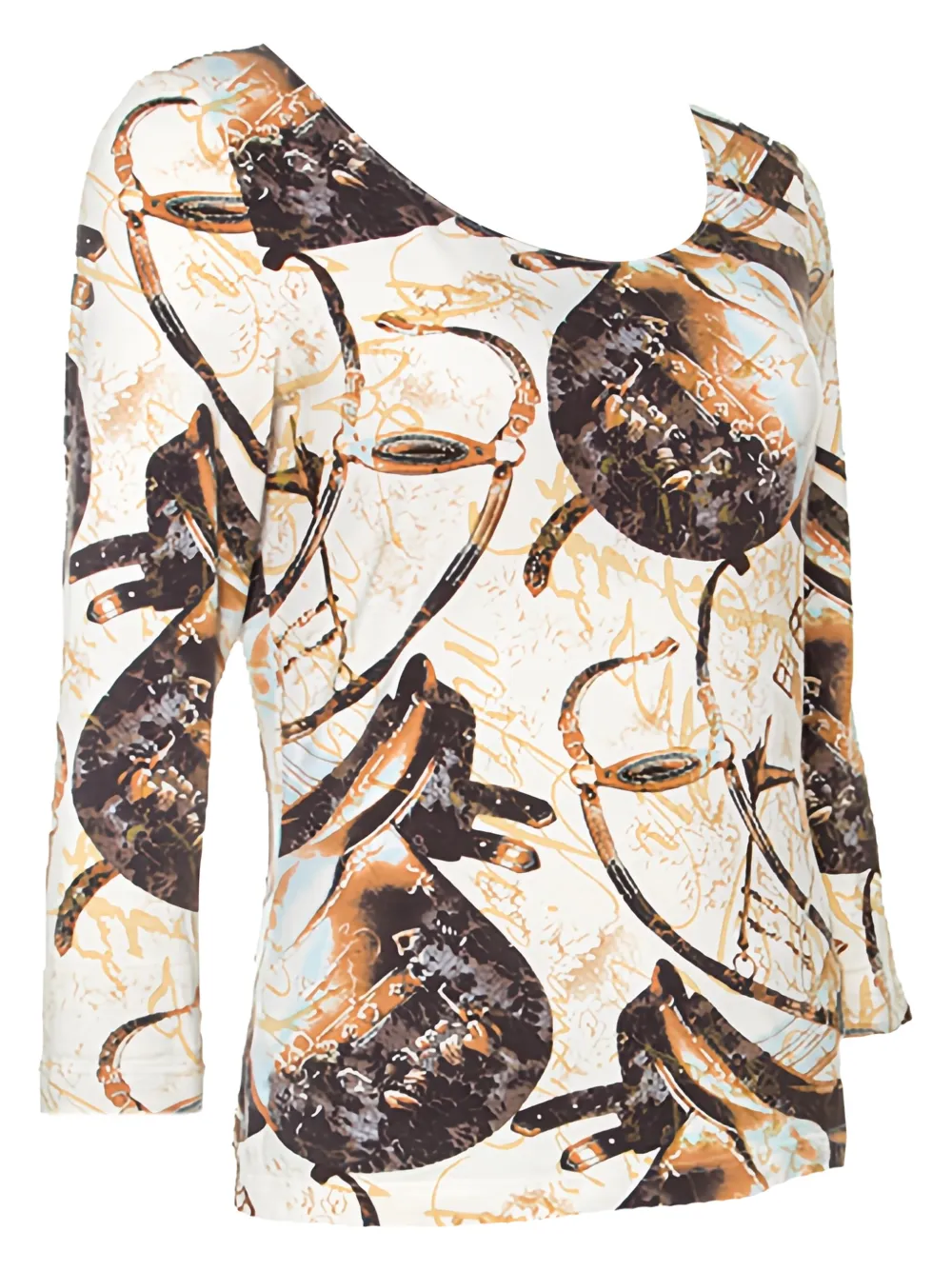 Escada Pre-Owned abstract-pattern blouse | Image 2