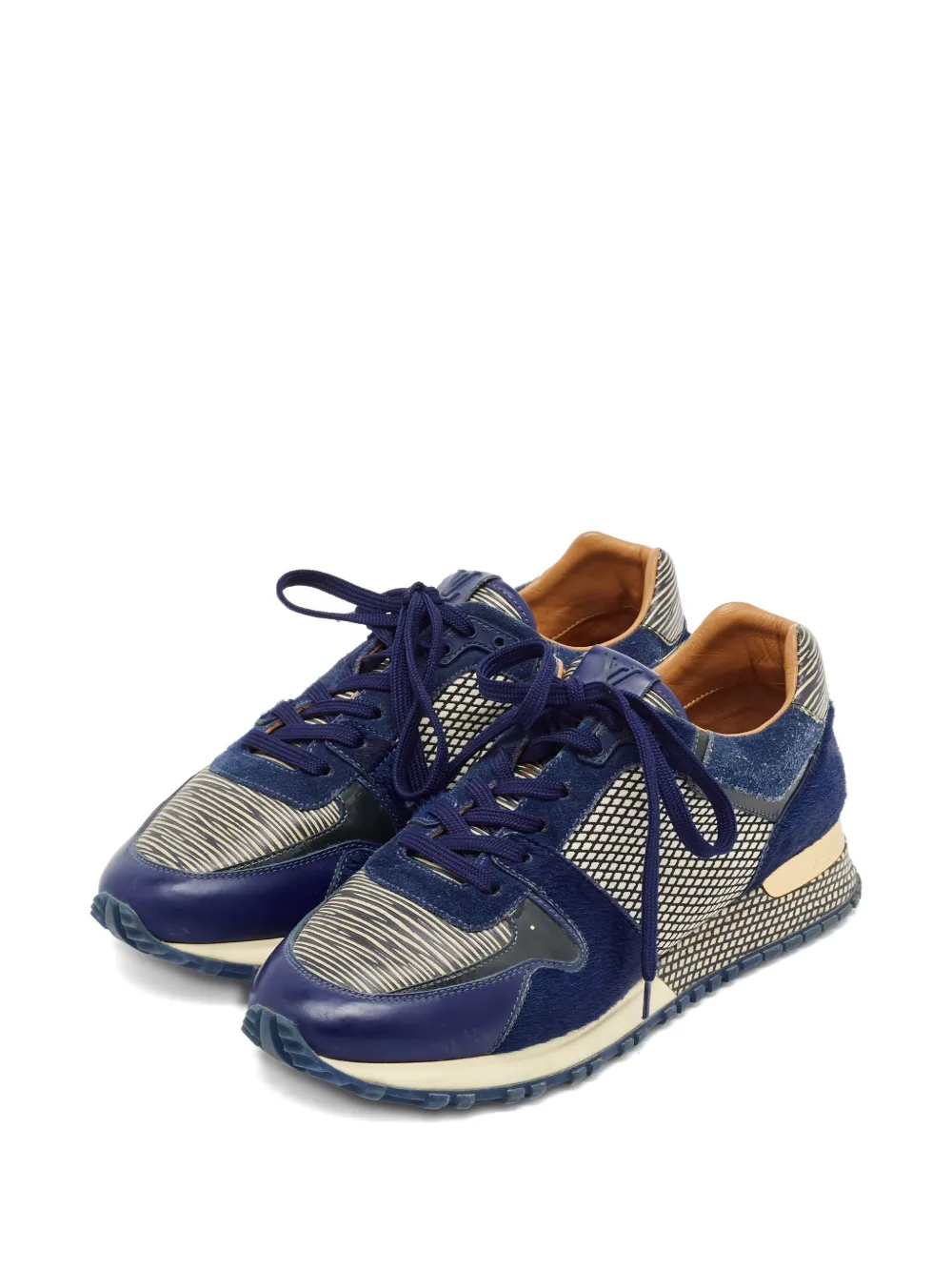 Louis Vuitton Pre-Owned Leren sneakers - Blauw