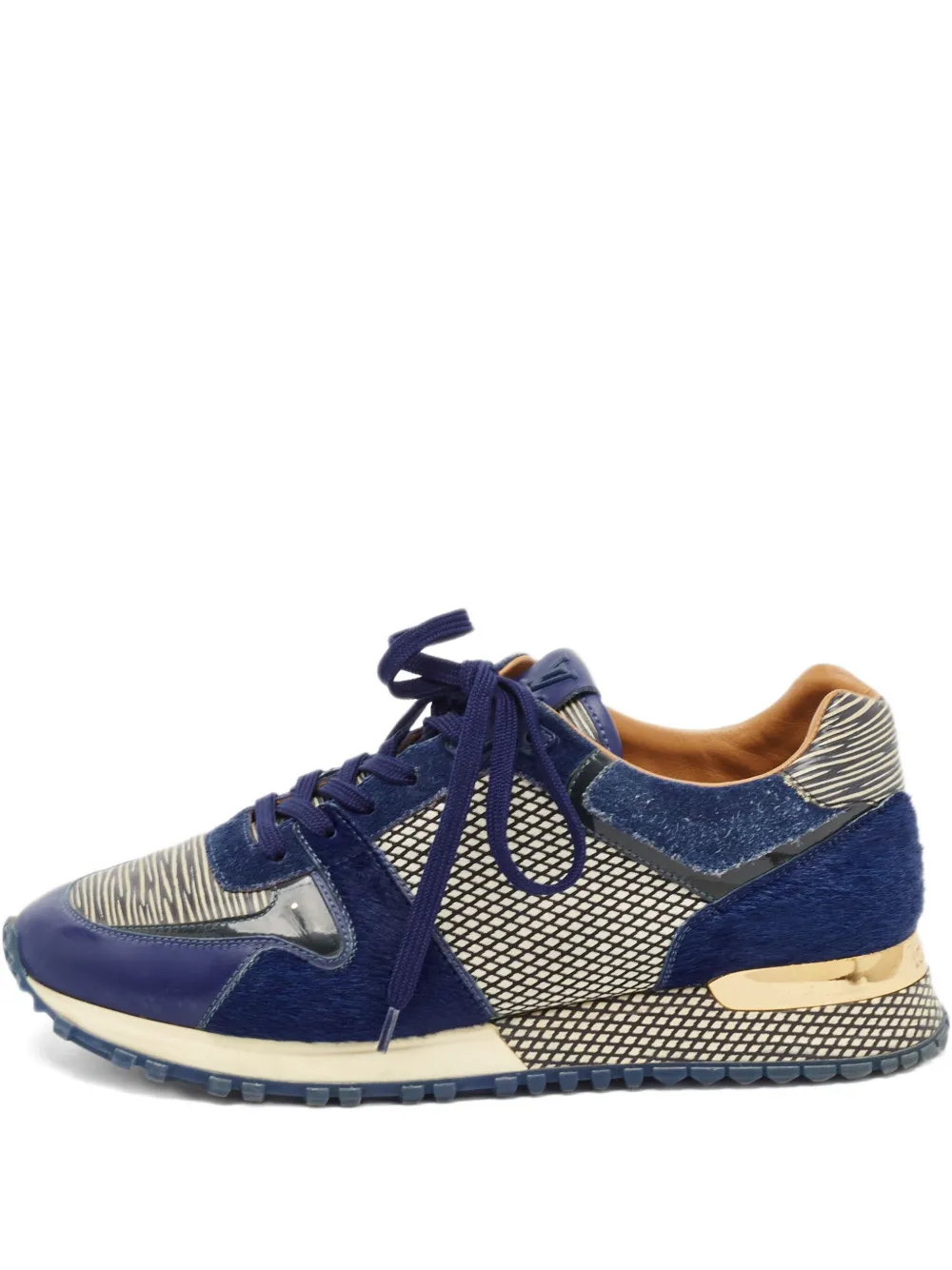 Louis Vuitton Pre-Owned leather sneakers - ブルー Louis Vuitton Pre-Owned leather sneakers - ブルー