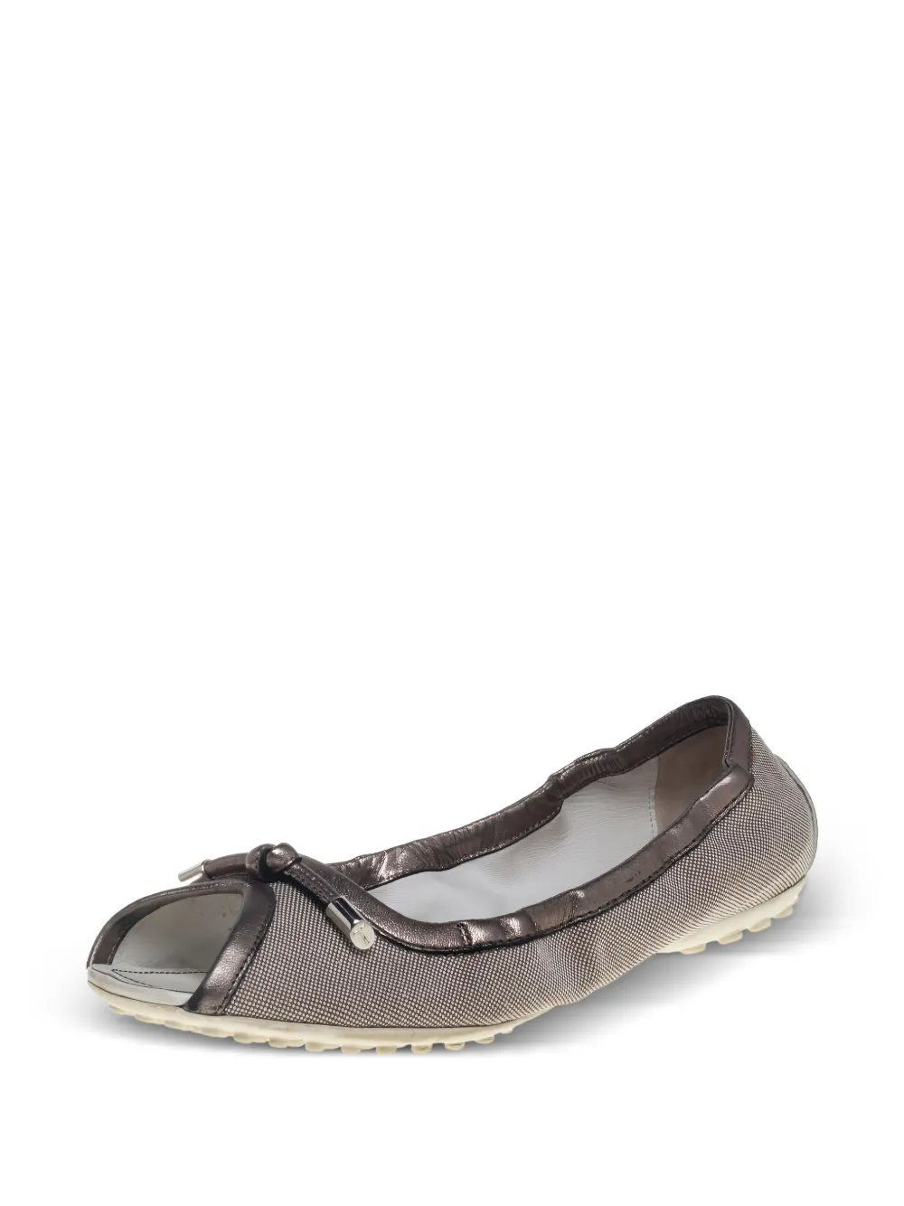 Tod's Vintage Canvas ballerina's - Grijs