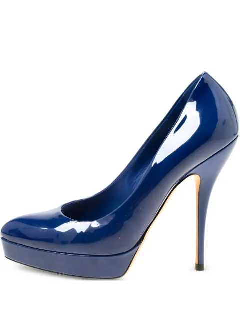 Gucci Pre-Owned 125mm patent-finish pumps 