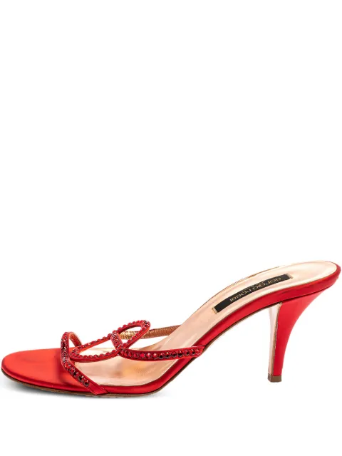 Sergio Rossi Vintage pre-owned crystal-embellished sandals