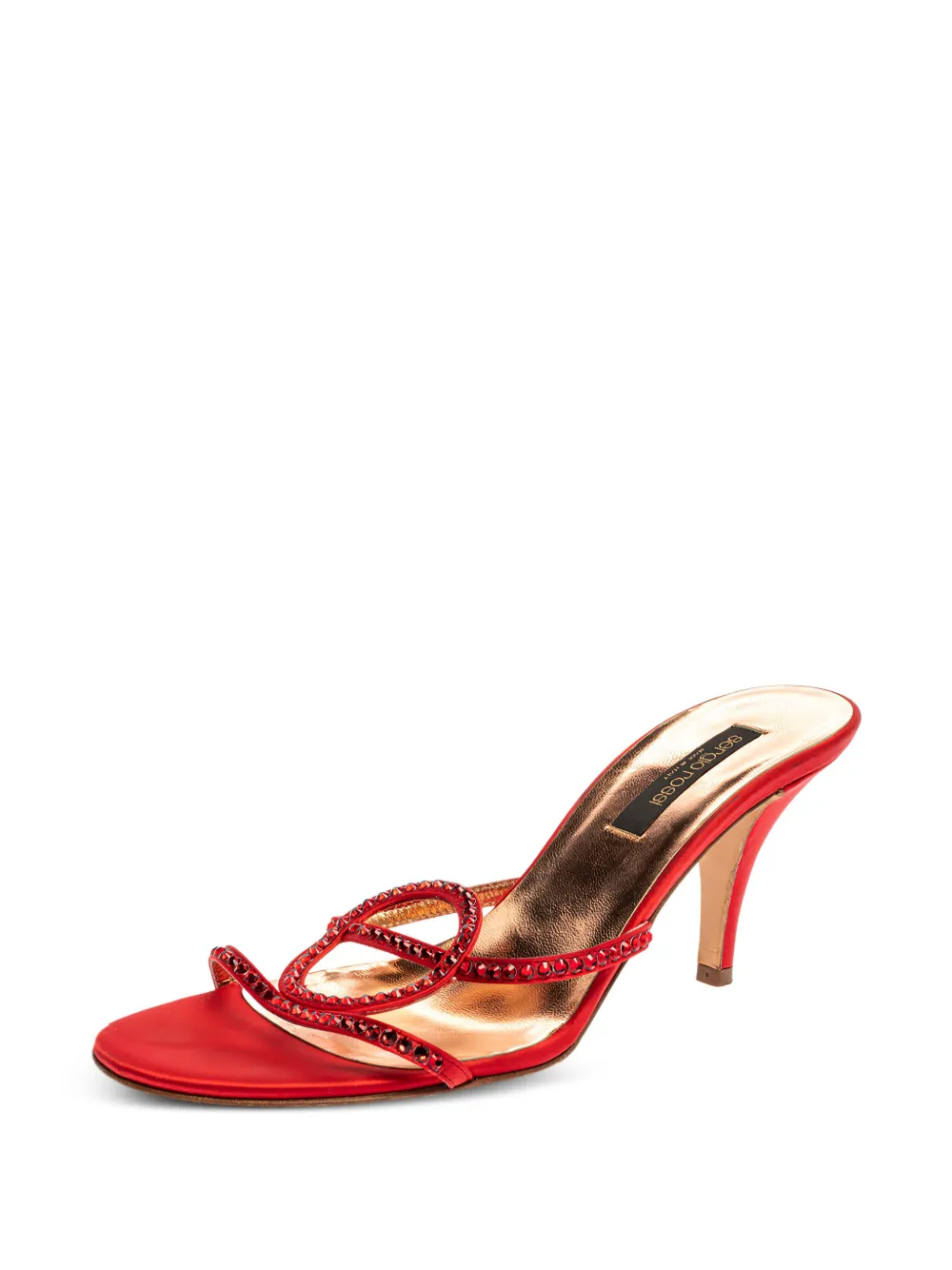 Sergio Rossi Vintage pre-owned crystal-embellished sandals | Image 2