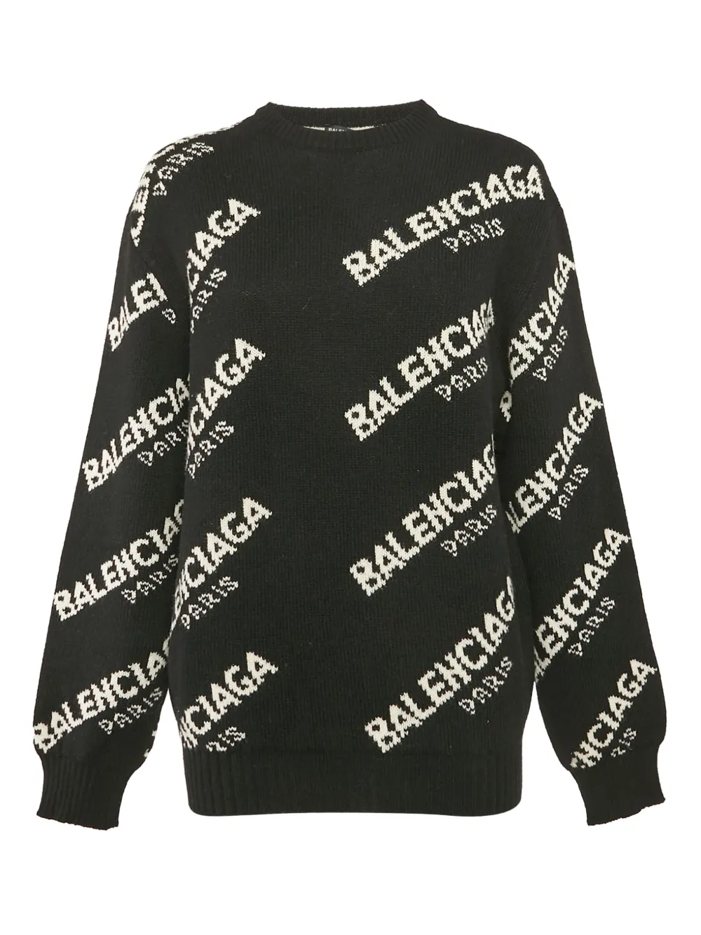 Balenciaga Pre-Owned wool-blend jumper | Black | Image 1