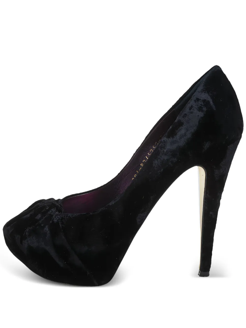 Gina pre-owned 130mm Claire pumps | Black | Image 1