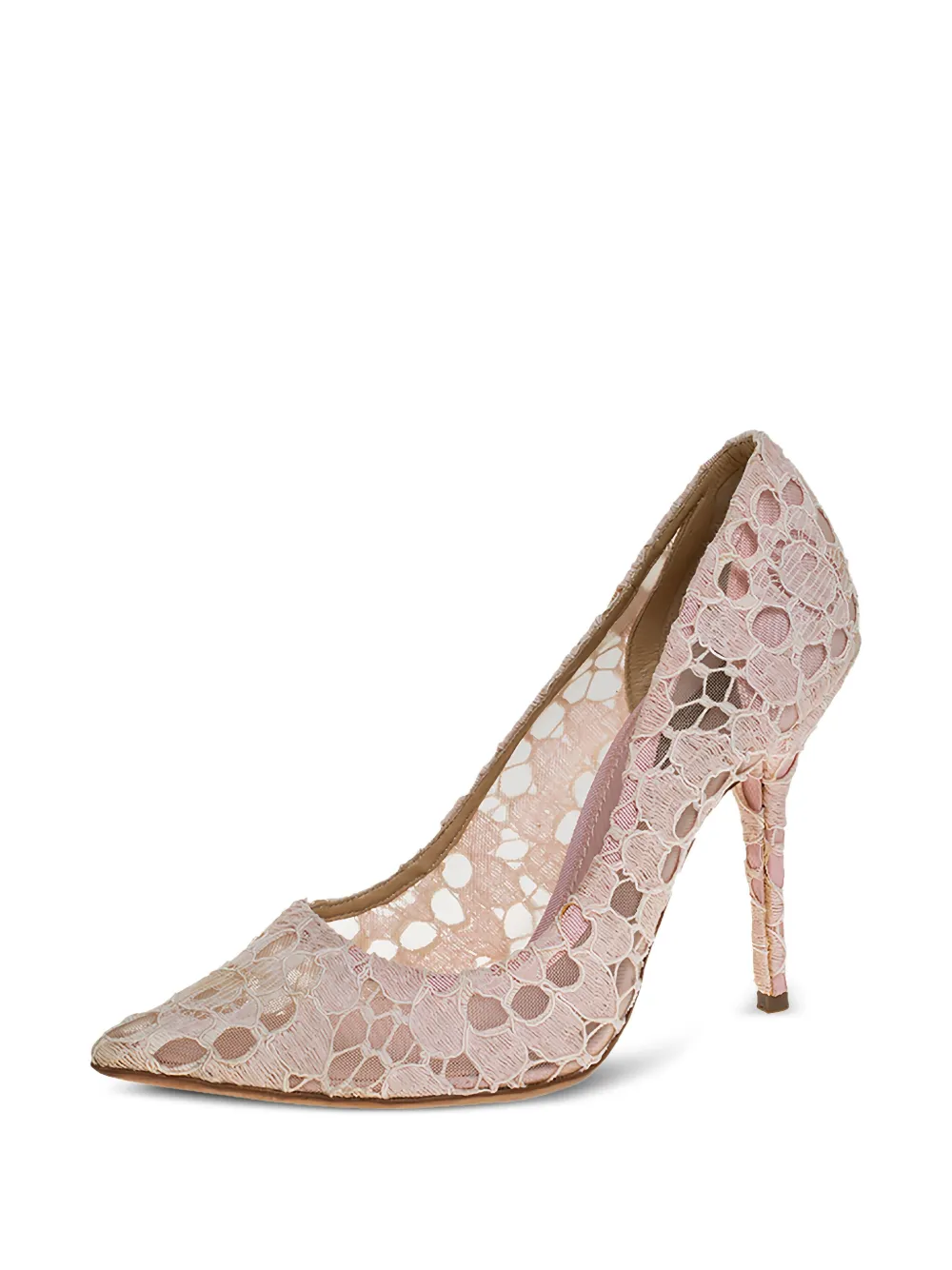 Dolce & Gabbana Pre-Owned 110mm lace pointed-toe pumps | Image 2