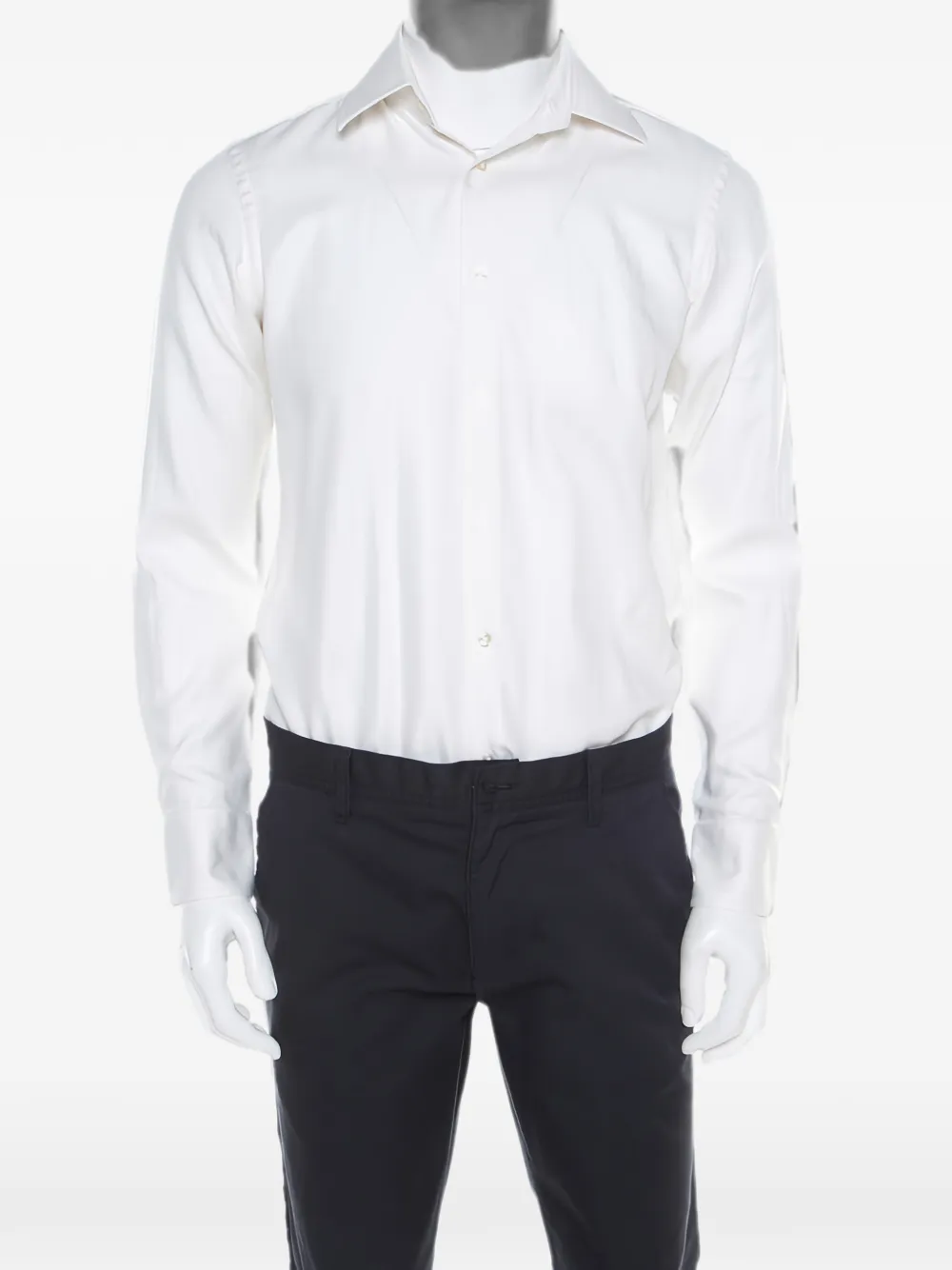 Pre-owned Hugo Boss Cotton Shirt In White