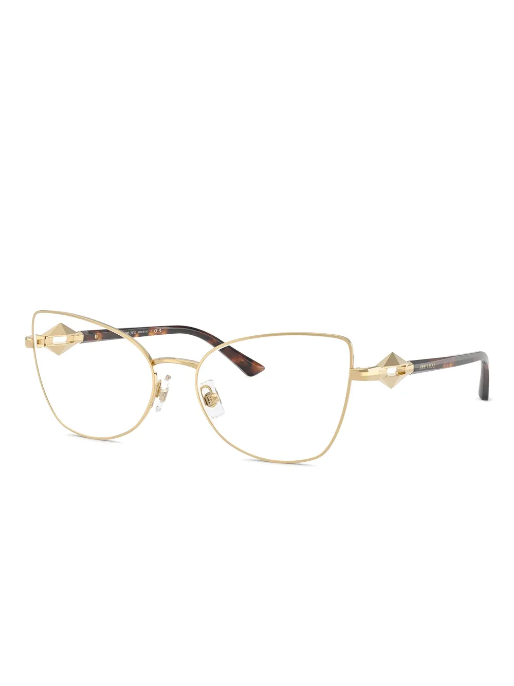 Jimmy Choo Eyewear lentes con armazón cat eye transparente | Image 2